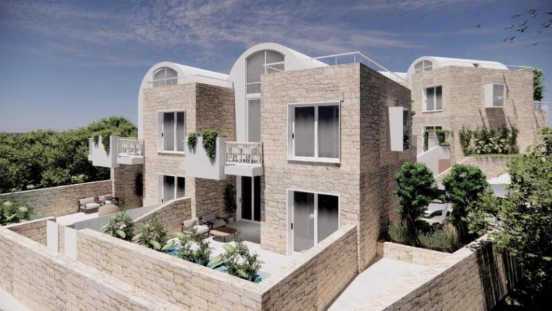 Kalyves Kreta, Kalyves: 150 Meter zum Meer - Luxusvilla mit Meerblick und privatem Pool in kleinem Komplex zu verkaufen Wohnung kaufen